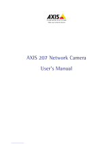 Axis AXIS 207 User manual