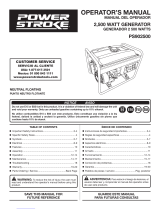 Power Stroke PS902500 Series User manual