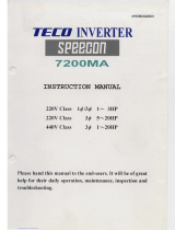 TECO speecon 7200ma User manual