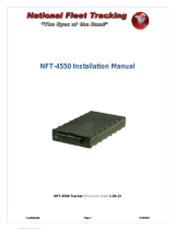 National Fleet Tracking NFT-4550 Installation guide