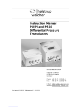 halstrup-walcher PS10 User manual
