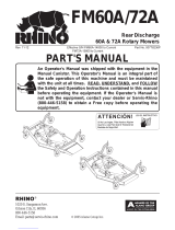RHINO FM60A Parts Manual