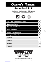 Tripp Lite SmartOnline 220/230/240V Input/Output Owner's manual