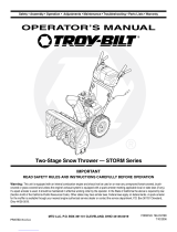 Troy-Bilt STORM Series User manual