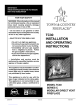 Town & Country Fireplaces TC30 Black Diamond Installation And Operating Instructions Manual
