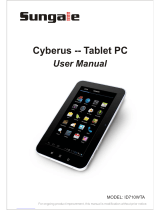 Sungale Cyberus ID710WTA User manual