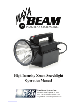 Peak Beam Systems MAXA BEAM MBPKG-E Operation Manuals