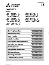 Mitsubishi Electric Lossnay LGH-35RX5-E Operating Instructions Manual