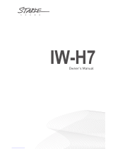 Starke sound IW-H7 Owner's manual