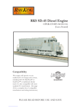 Rail King RKS SD-45 User manual