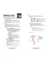 Resolution RE124TG Operating instructions