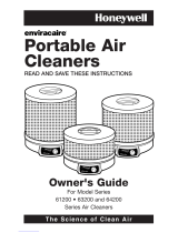 Honeywell enviracaire 63200 Series Owner's manual