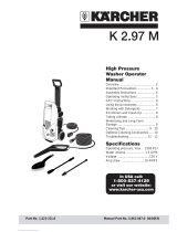 Kärcher K 2.110 M User manual