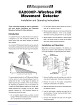 Response Alarms CA2000P Installation and Operating Instructions