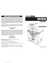 Crosley iJuke Premier CR1702A User manual