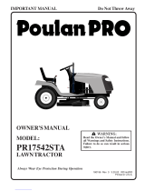 Poulan PR2042 User manual