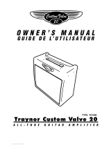 TRAYNOR CUSTOM VALVE 15 Owner's manual