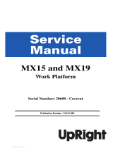 Upright MX15 User manual
