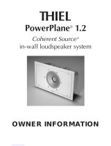 Thiel Coherent Source PowerPlane 1.2 User manual