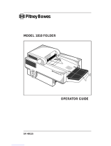 Pitney Bowes 1810 Folder User manual