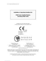 Paradise Datacom P300-IDR Installation & Operating Handbook
