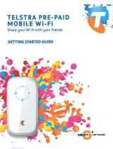 Telstra Pre-Paid Mobile Wi-Fi Getting Started Manual