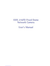 Axis AXIS 216FD User manual