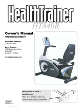 HealthTrainer HT840R.1 Owner's manual