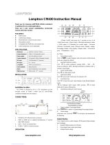 Lamptron CM430 User manual