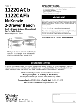 Whittier Wood 1122CAFb Assembly Instructions