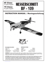 VQ Models Messerschmitt BF-109 User manual