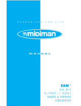 M-Audio Midiman SAM User manual