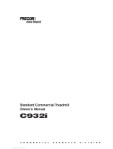 Precor C932i Owner's manual