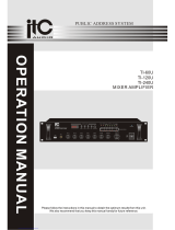 ITC Audio TI-60U Operating instructions