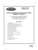 Jensen Remote Starter JKRS3 User manual