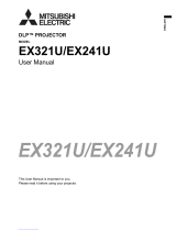 Mitsubishi Electric DLP EX241U User manual