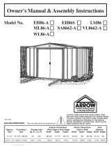Arrow Group Industries ML86-A User manual