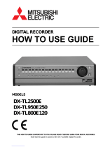 Mitsubishi Electric DX-TL2500E User manual