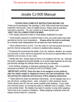 Jscale CJ-600 User manual
