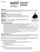 SureSTAT T118P Operating instructions