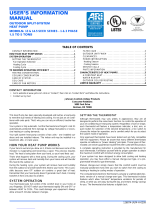 Johnson Controls Unitary Products HC3B Series User's Information Manual