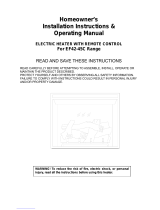 Richen EF44C Installation Instructions & Operating Manual