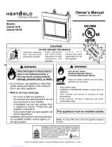 Heat & Glo Heat & Glo Gas Appliance User manual