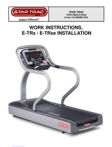 Star Trac E Series Treadmill E-TRx User manual