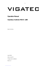 Vigatec MGVC 1280 Operating instructions