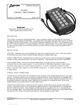 Lightronics AS-62D Owner's manual