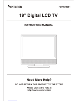 Venturer Flat Panel Television PLV36199S1 User manual