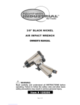 Northern Industrial Tools BLACK NICKEL AIR IMPACT WRENCH User manual