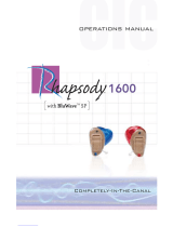 NuEar rhapsody 1600 Operating instructions