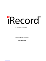 Streaming Network iRecord User manual
